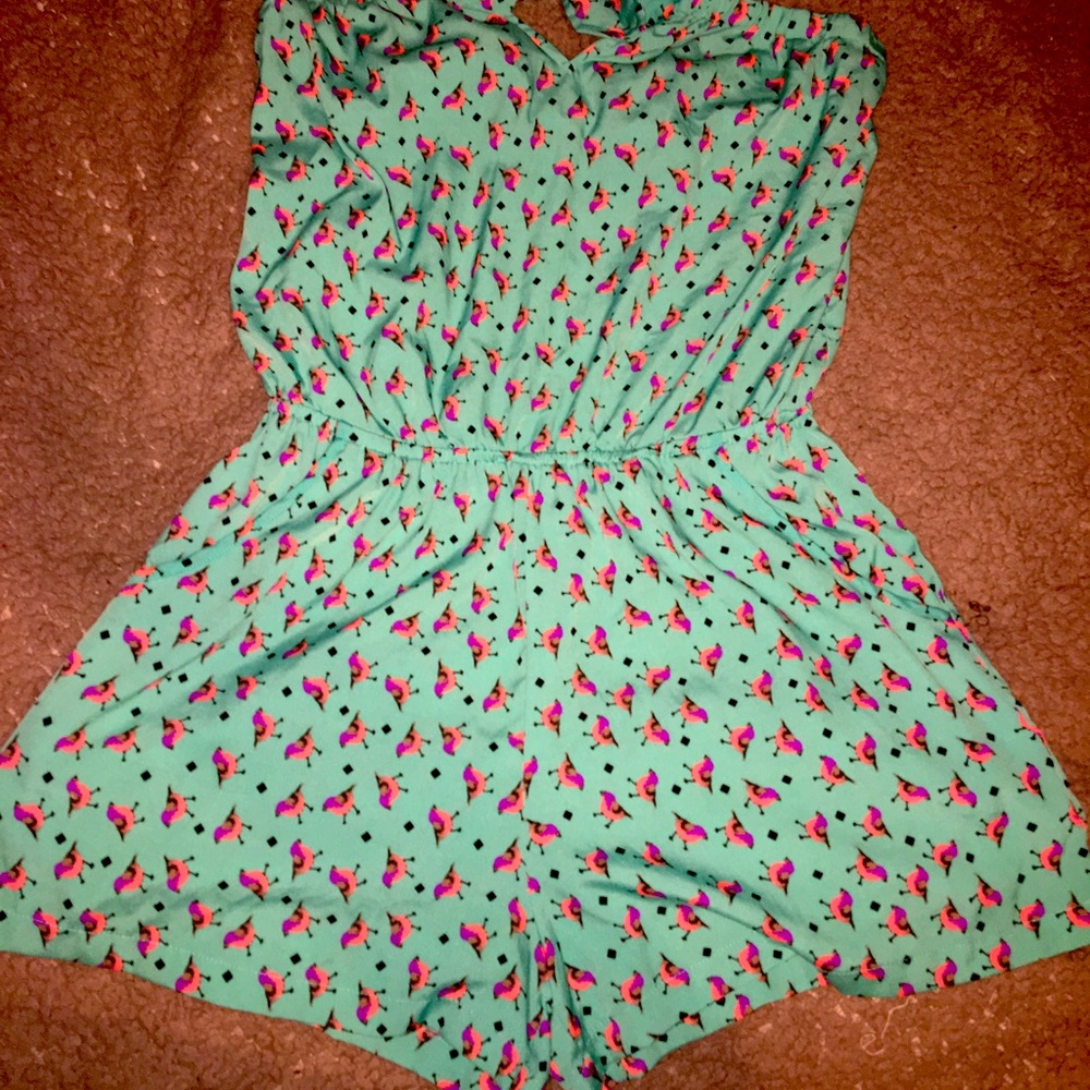 Off shoulder romper